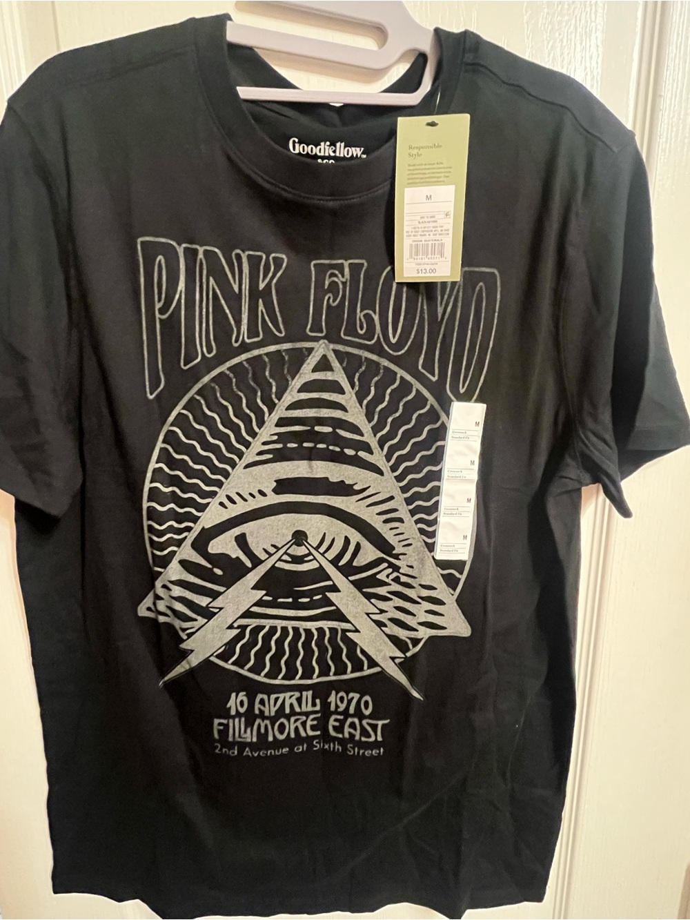 Pink Floyd Black Graphic Short Sleeve Tee
